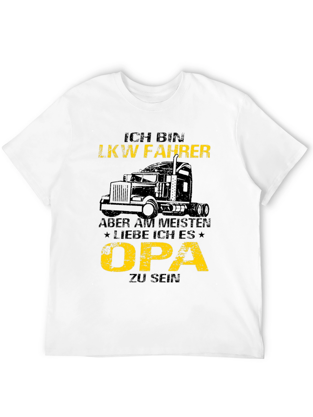 Ich Bin LKW Fahrer Opa T-Shirt