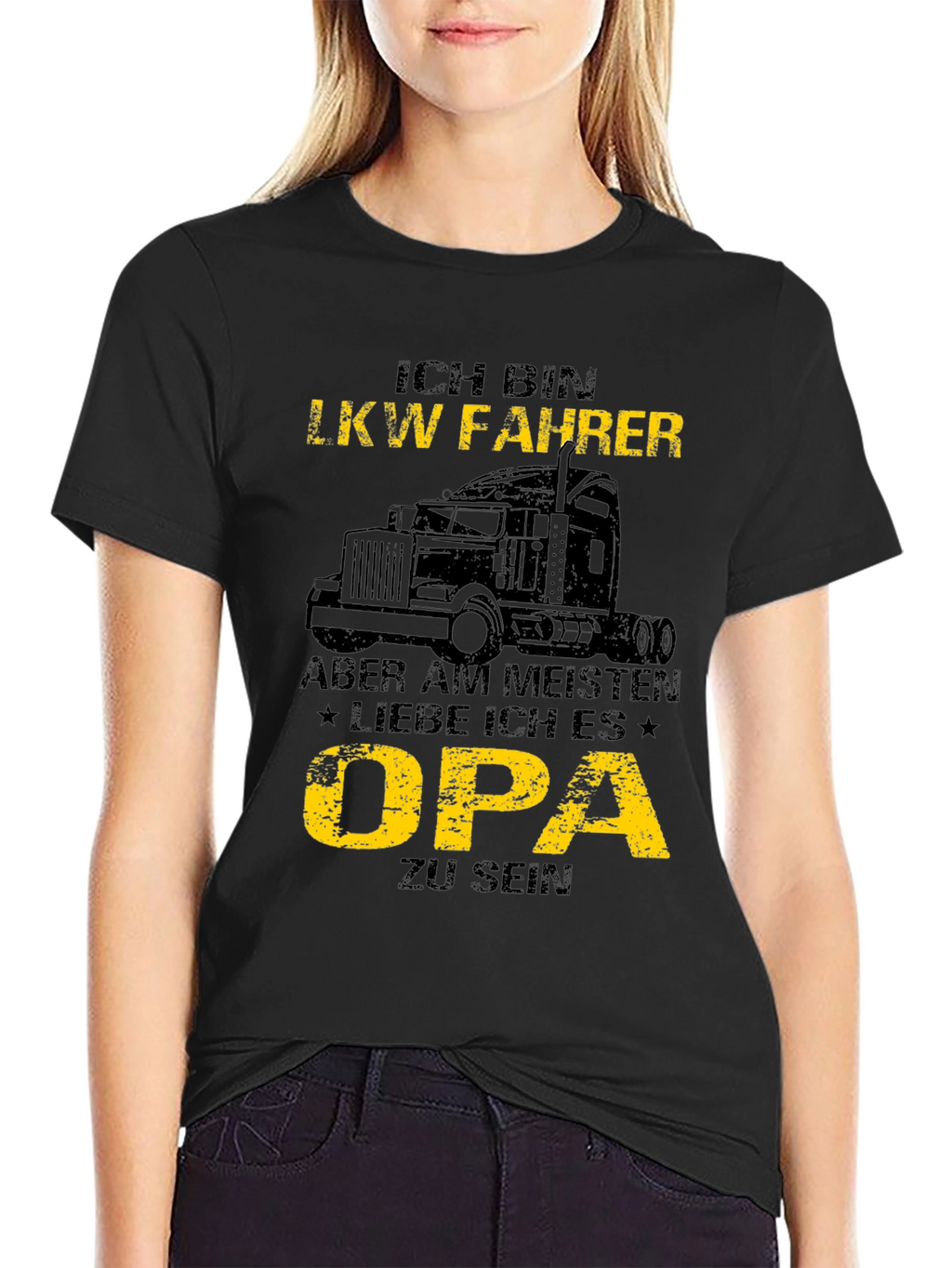 Ich Bin LKW Fahrer Opa T-Shirt