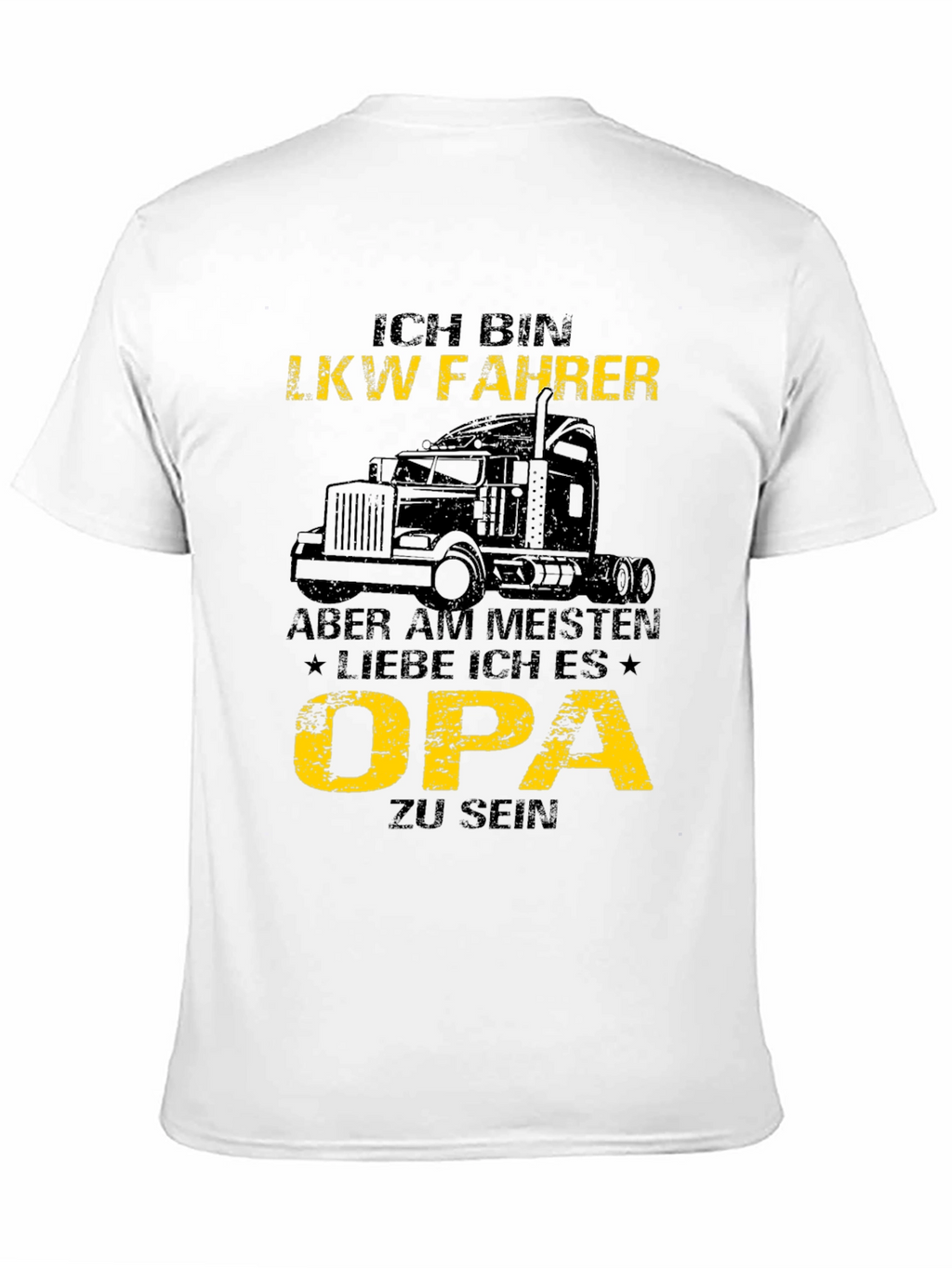 Ich Bin LKW Fahrer Opa T-Shirt