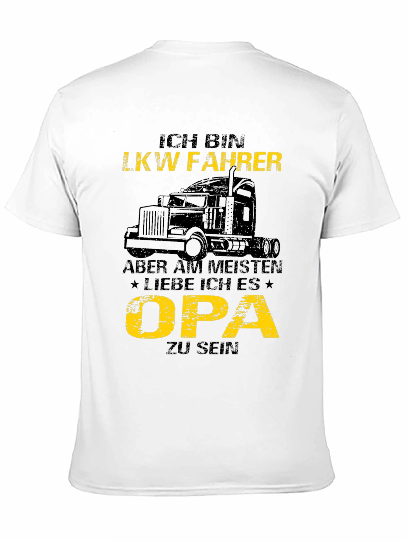 Ich Bin LKW Fahrer Opa T-Shirt