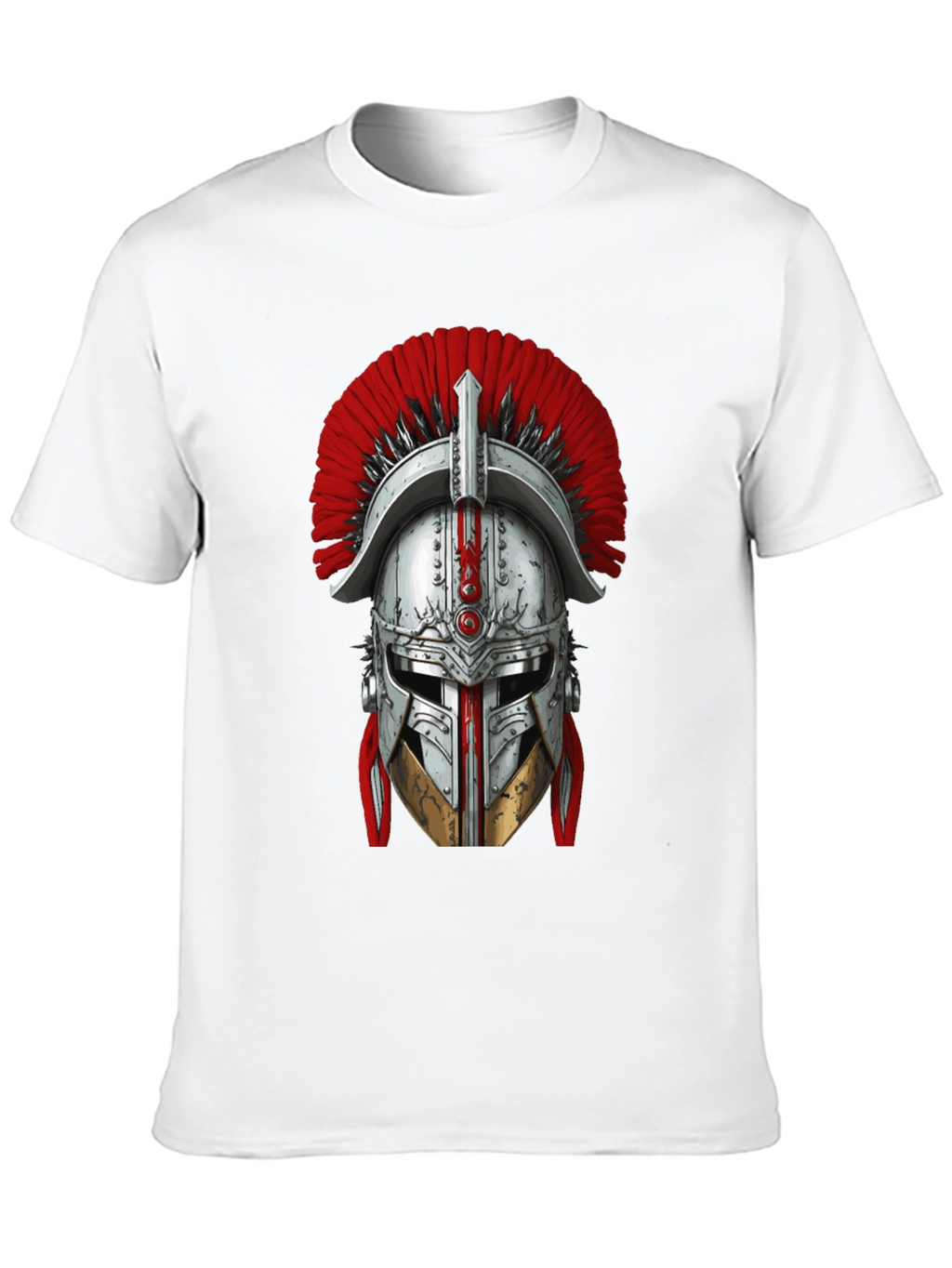 Spartan Helmet Graphic Tee - Warrior Design