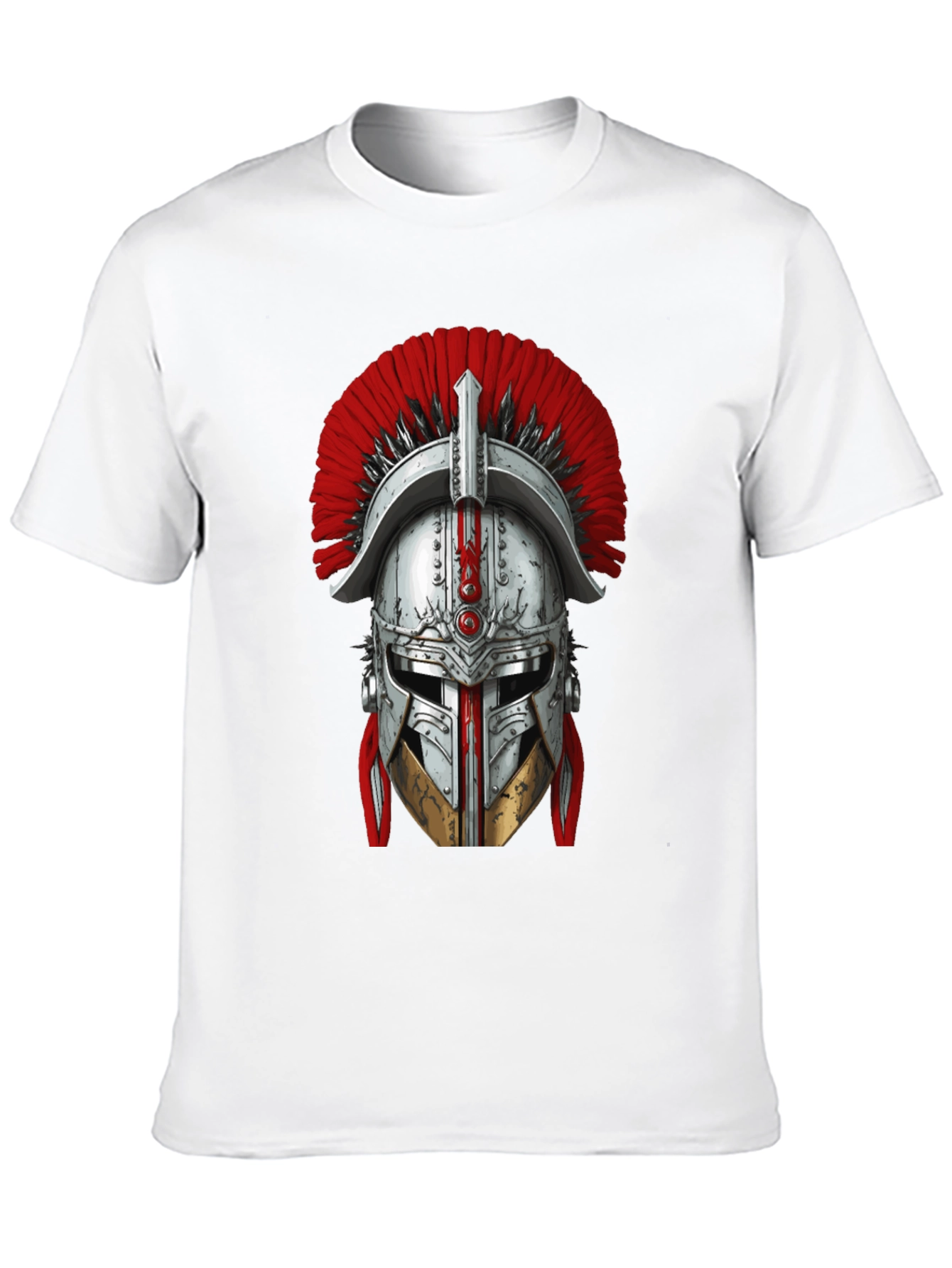 Spartan Helmet Graphic Tee - Warrior Design