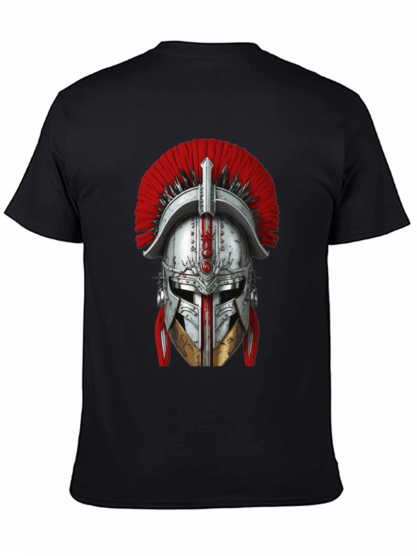 Spartan Helmet Graphic Tee - Warrior Design