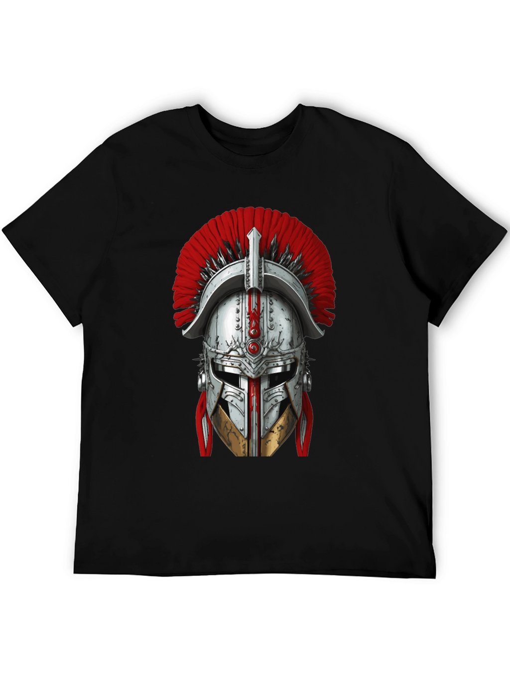 Spartan Helmet Graphic Tee - Warrior Design