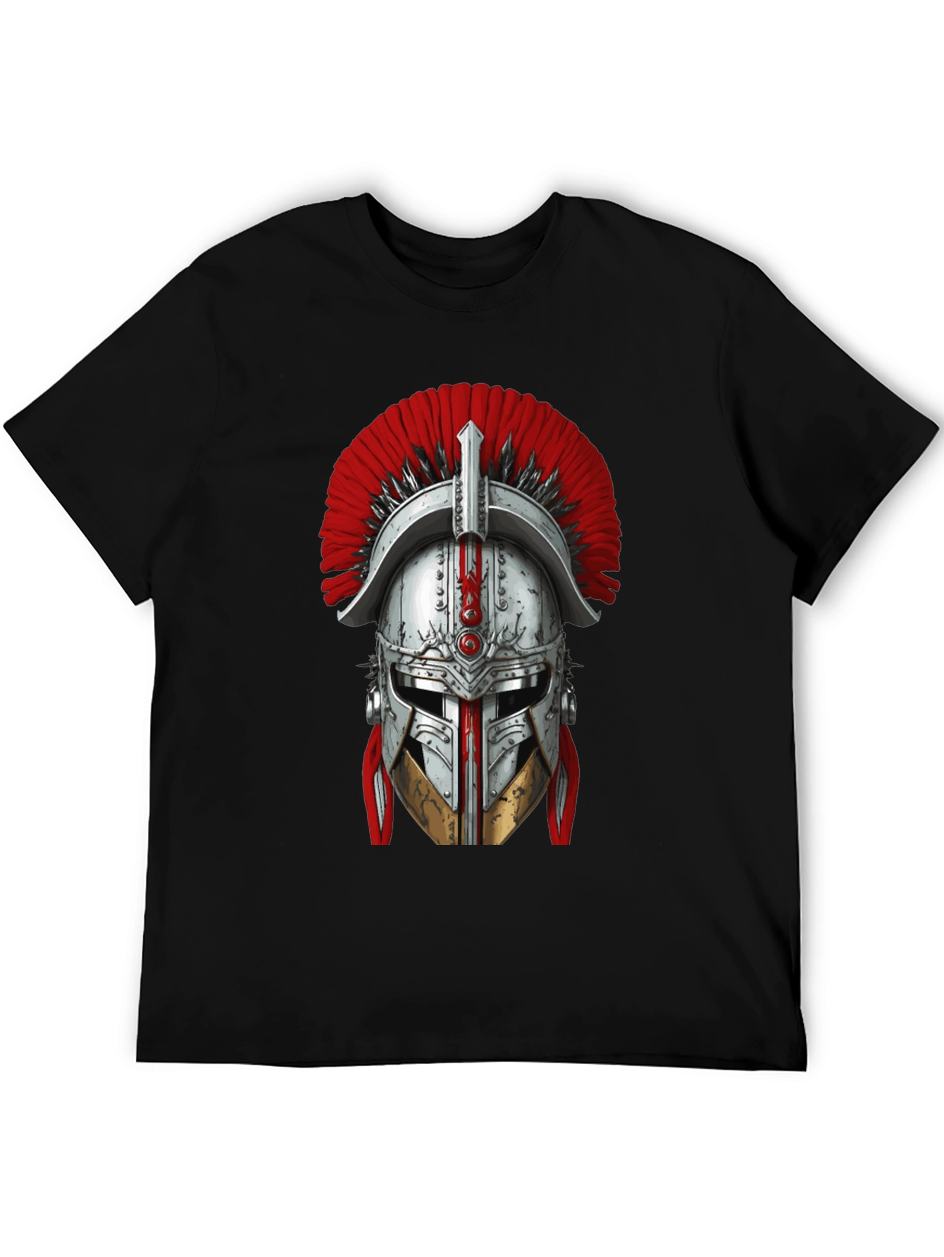 Spartan Helmet Graphic Tee - Warrior Design