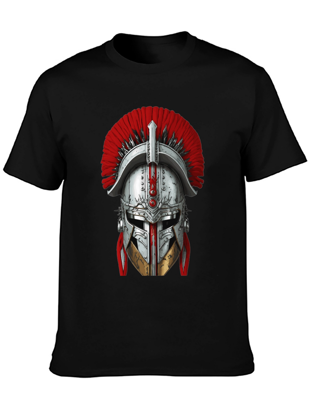 Spartan Helmet Graphic Tee - Warrior Design