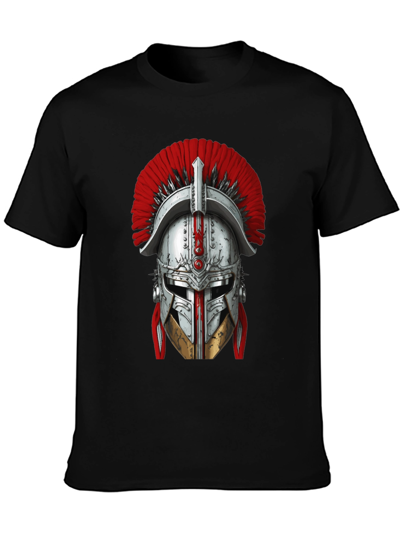 Spartan Helmet Graphic Tee - Warrior Design