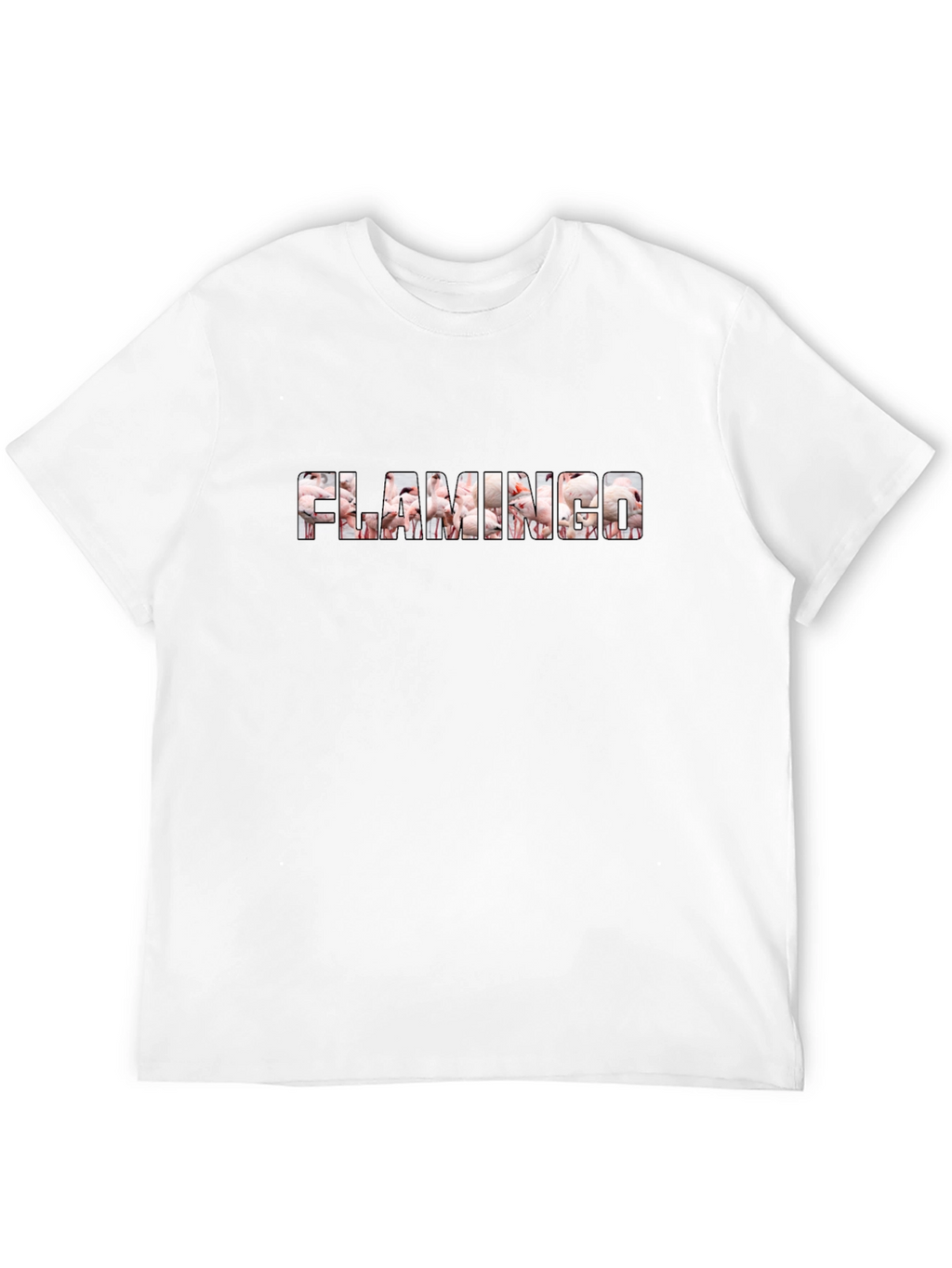 Flamingo Graphic Tee - Black Unisex T-Shirt