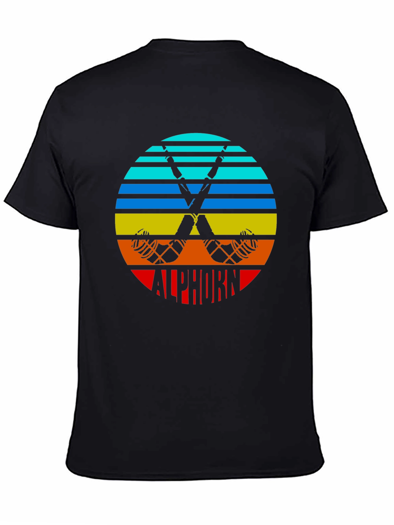 Retro Alphorn T-Shirt - Mountain Music Tee