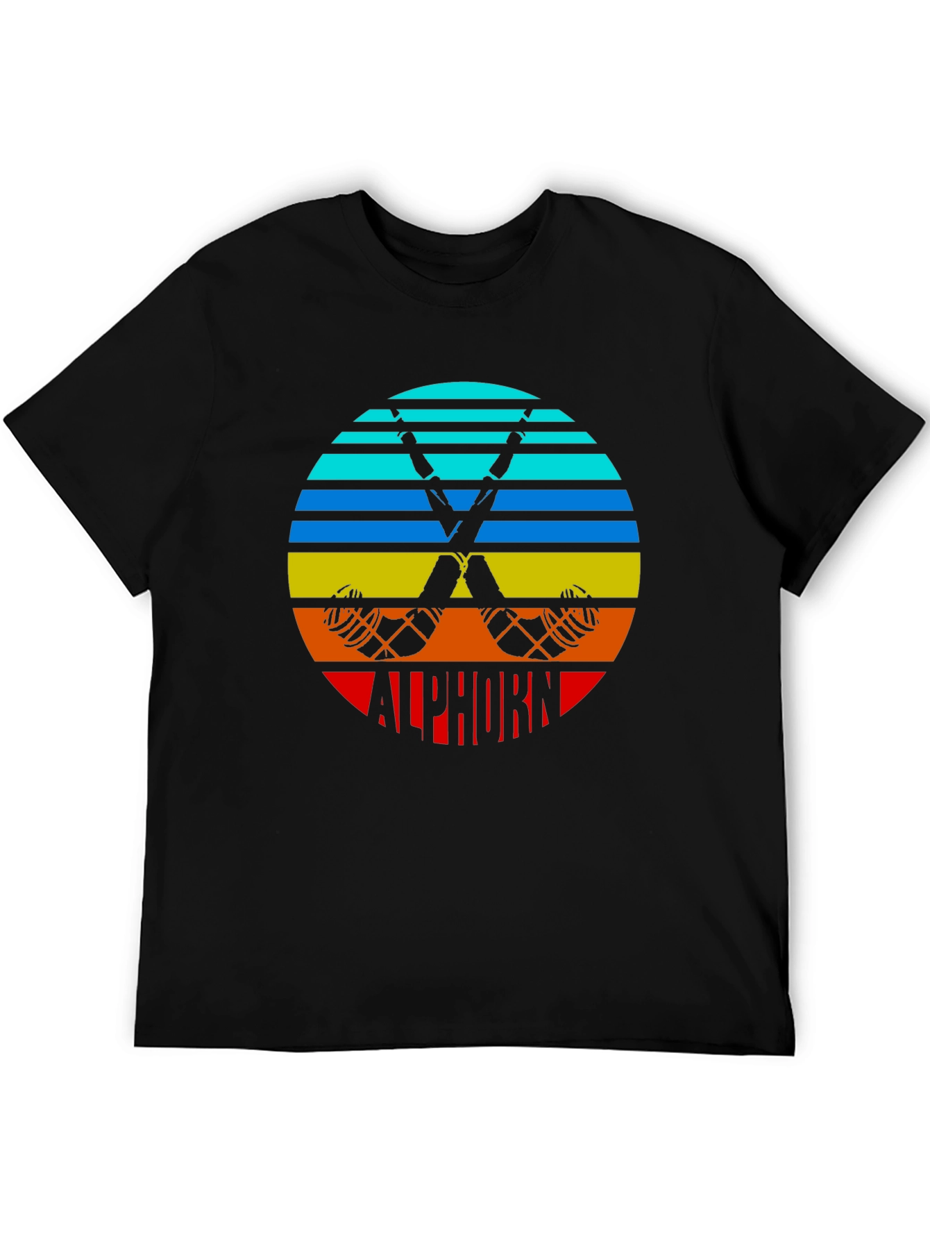 Retro Alphorn T-Shirt - Mountain Music Tee