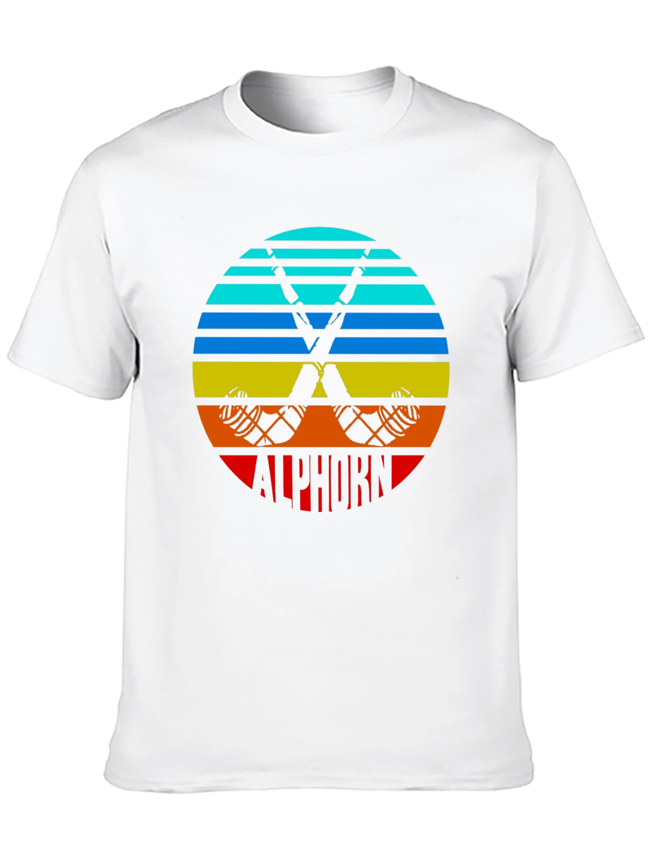 Retro Alphorn T-Shirt - Mountain Music Tee