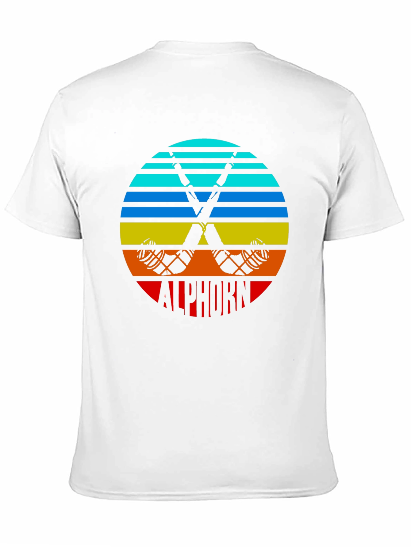 Retro Alphorn T-Shirt - Mountain Music Tee