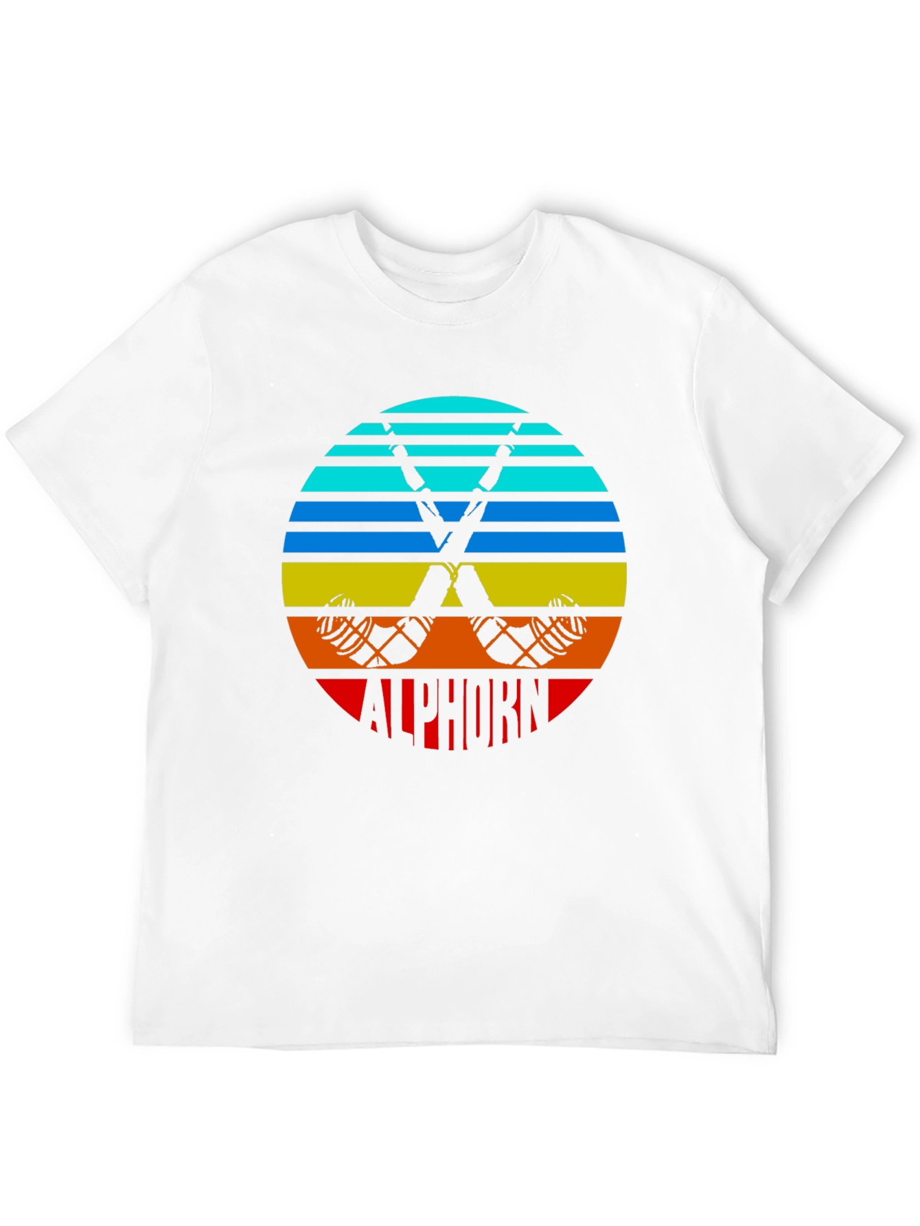 Retro Alphorn T-Shirt - Mountain Music Tee