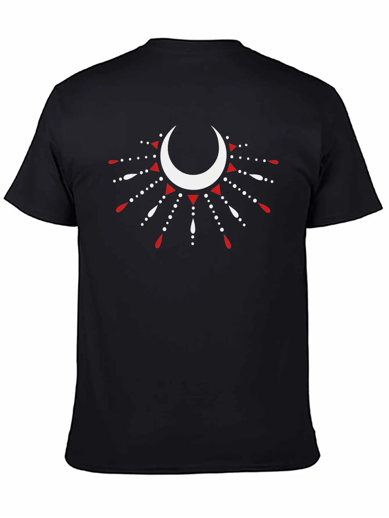 Occult Crescent Moon Moonlight Unisex Casual T-Shirt – Clean Design For Daily Comfort