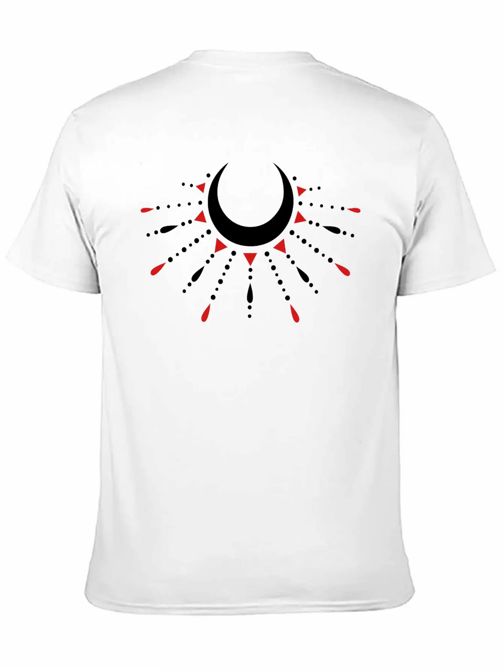 Occult Crescent Moon Moonlight Unisex Casual T-Shirt – Clean Design For Daily Comfort