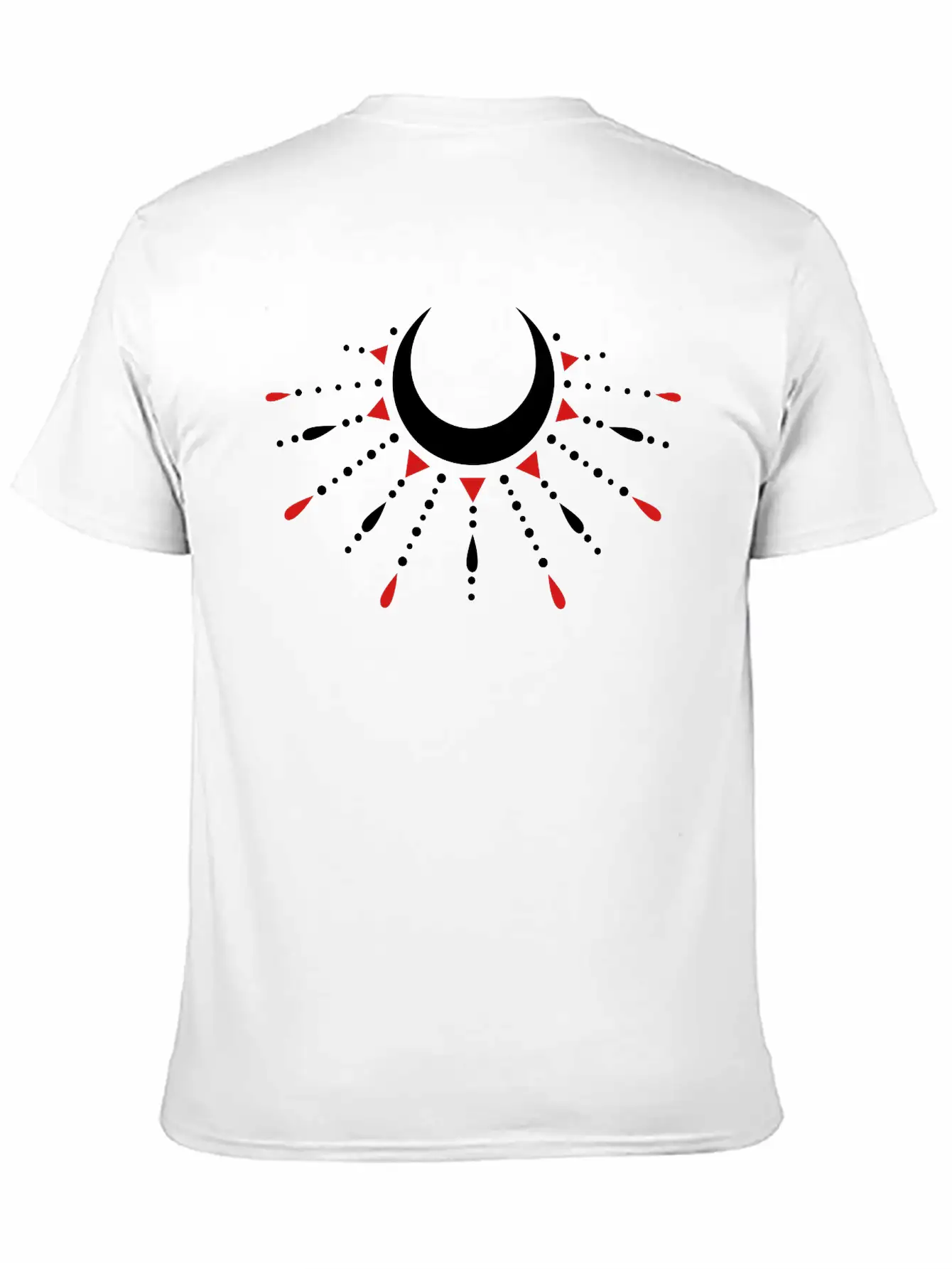 Occult Crescent Moon Moonlight Unisex Casual T-Shirt – Clean Design For Daily Comfort