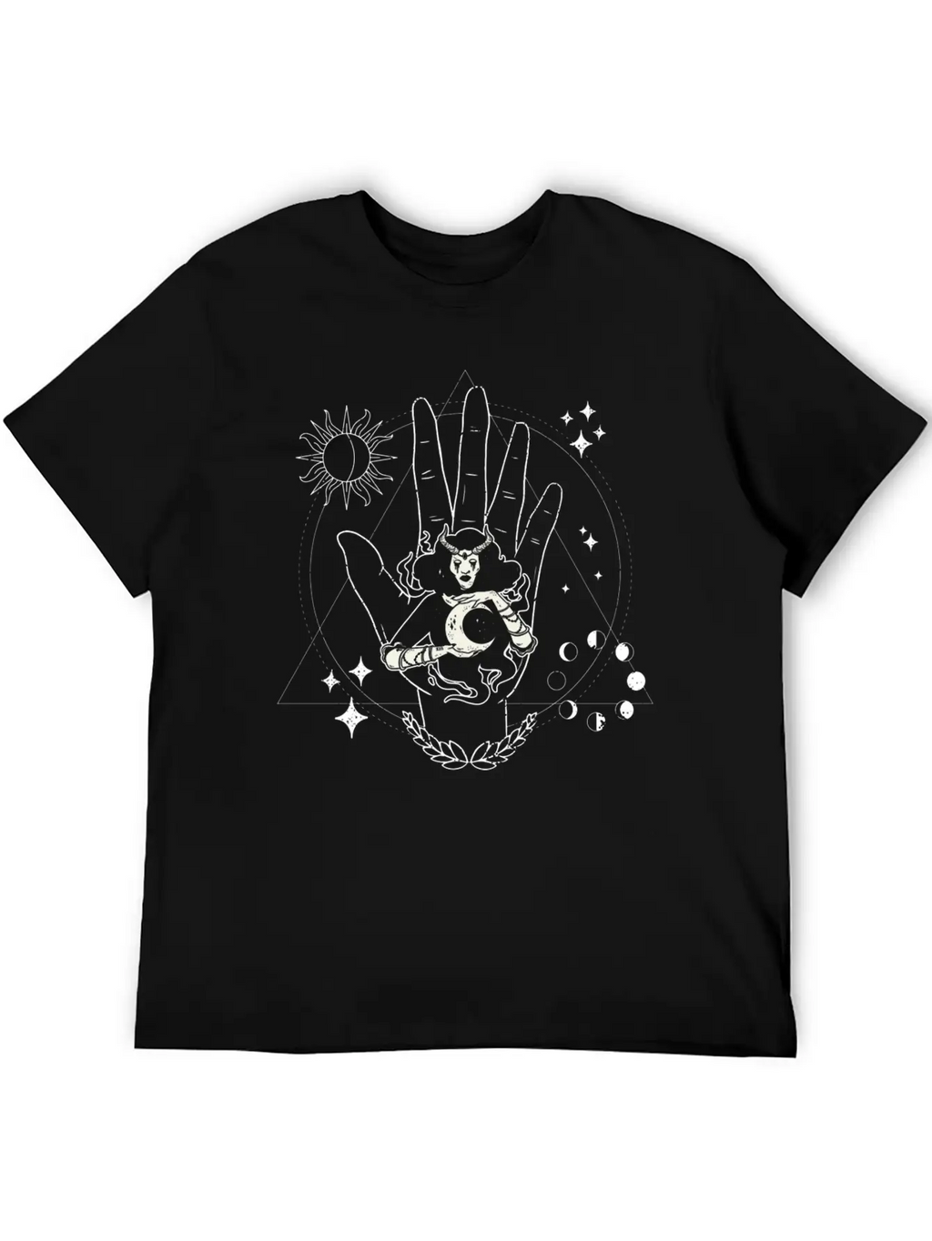Occult Wiccan Spiritually Esoteric Occultism Goth Unisex Casual T-Shirt – Clean Design For Daily Comfort