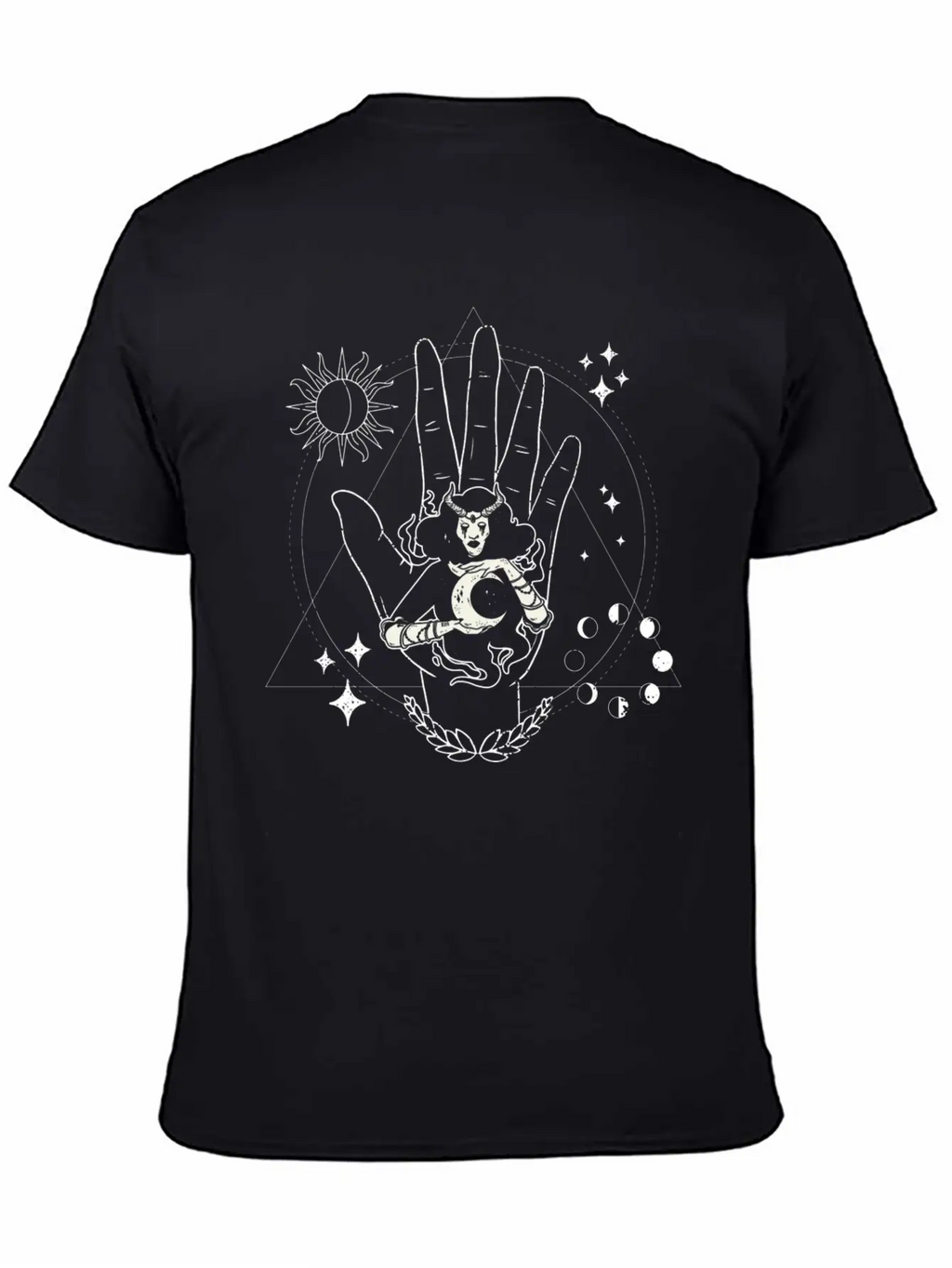 Occult Wiccan Spiritually Esoteric Occultism Goth Unisex Casual T-Shirt – Clean Design For Daily Comfort