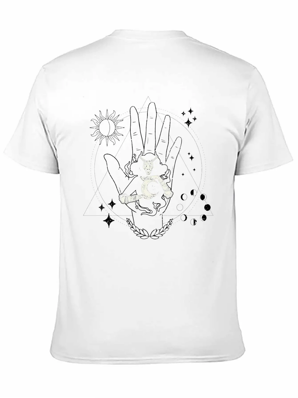 Occult Wiccan Spiritually Esoteric Occultism Goth Unisex Casual T-Shirt – Clean Design For Daily Comfort