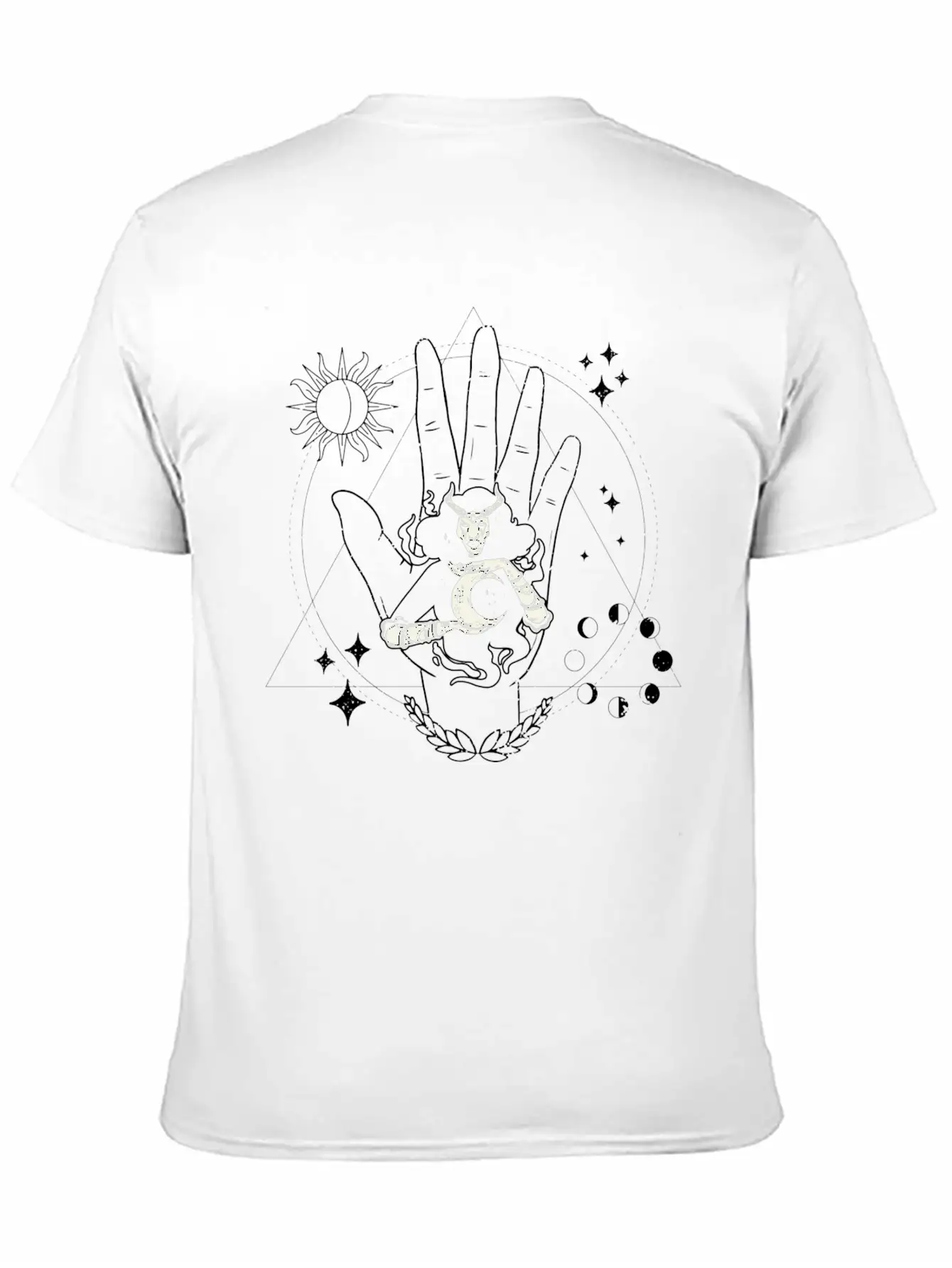 Occult Wiccan Spiritually Esoteric Occultism Goth Unisex Casual T-Shirt – Clean Design For Daily Comfort