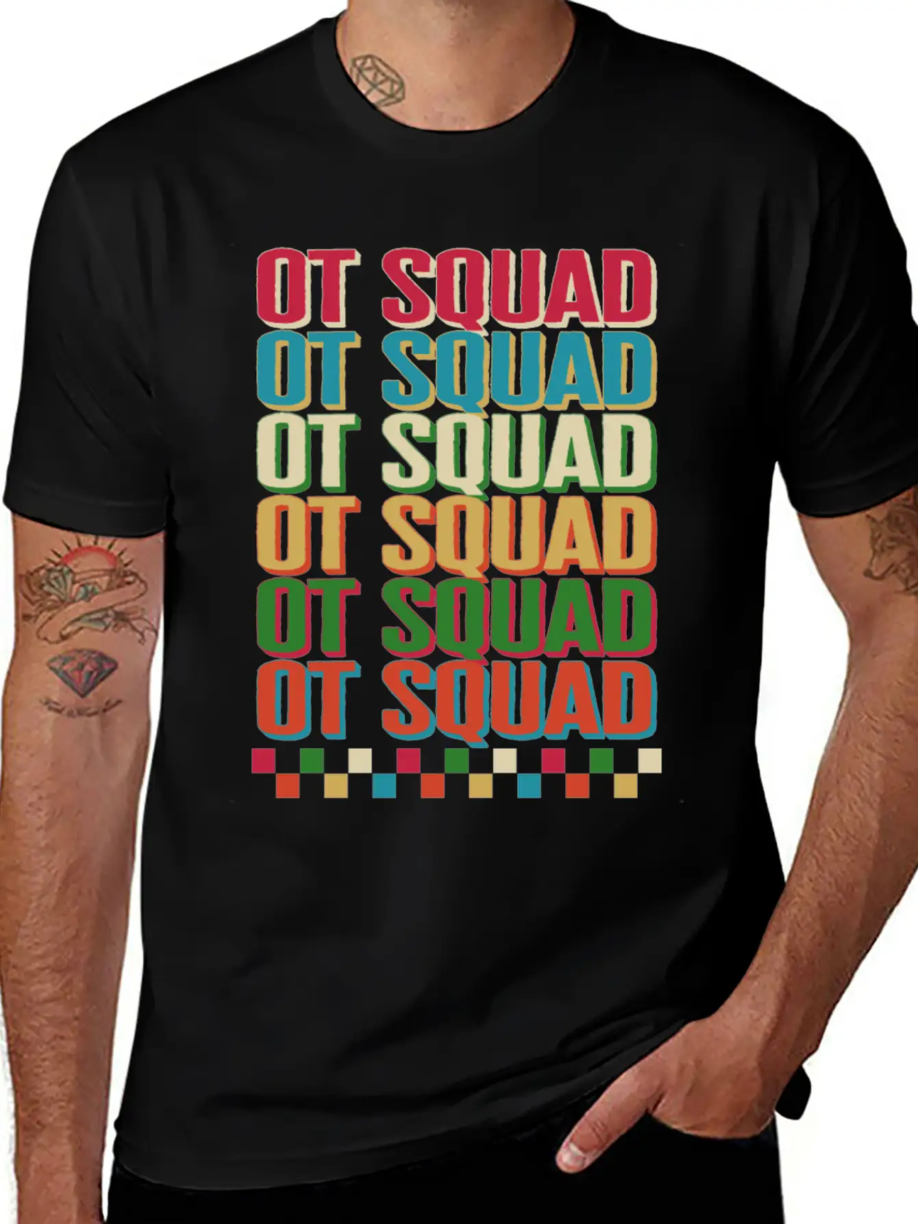 Occupational Therapy Shirt, OT Squad OT Squad OT Unisex Short Sleeve Soft Cotton T-Shirt – Casual Everyday Wear