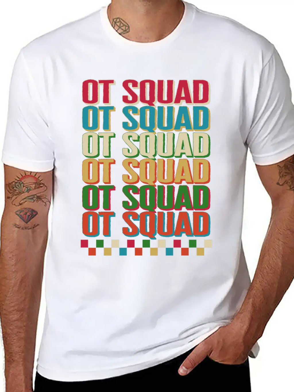 Occupational Therapy Shirt, OT Squad OT Squad OT Unisex Short Sleeve Soft Cotton T-Shirt – Casual Everyday Wear