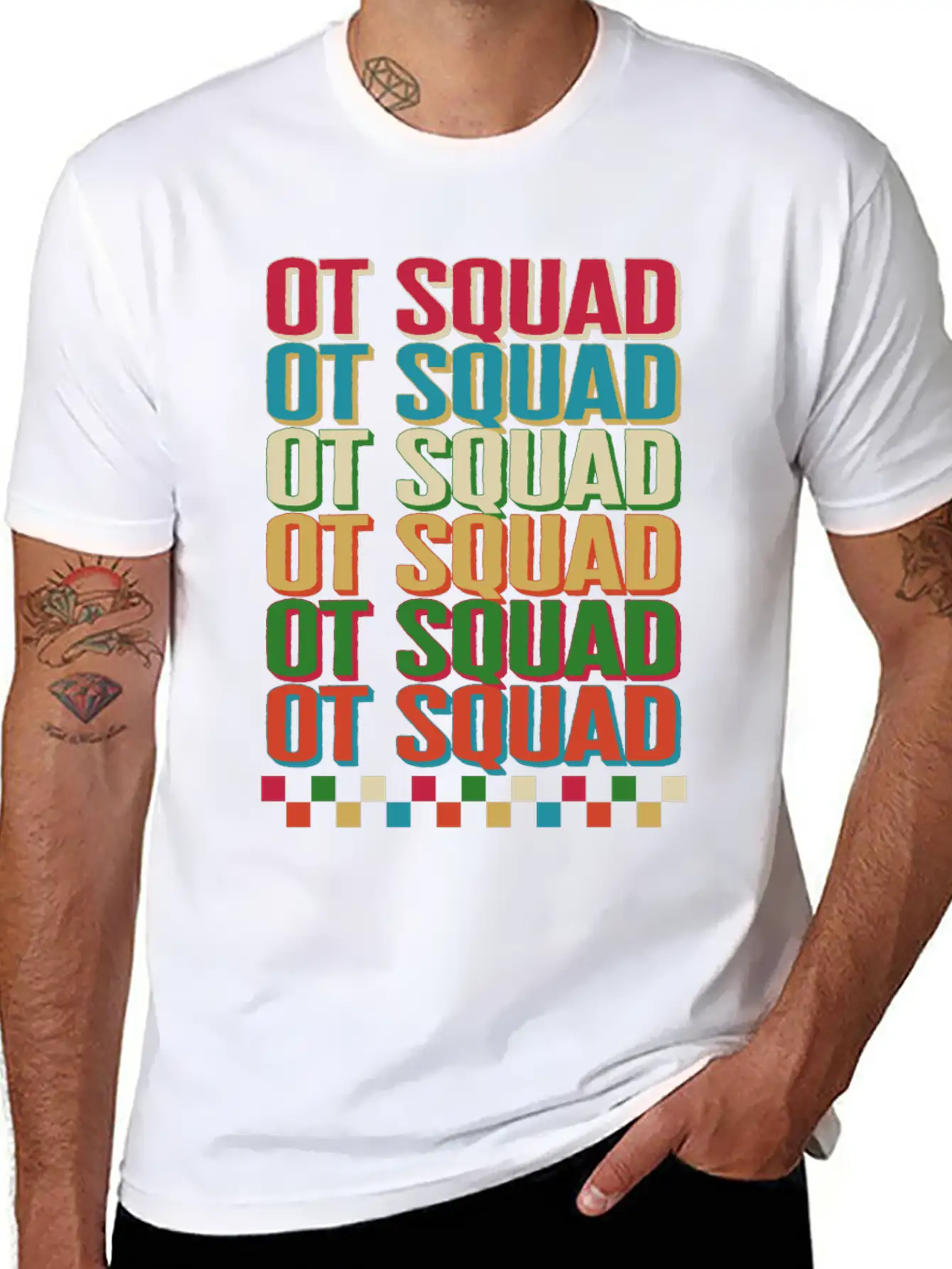 Occupational Therapy Shirt, OT Squad OT Squad OT Unisex Short Sleeve Soft Cotton T-Shirt – Casual Everyday Wear