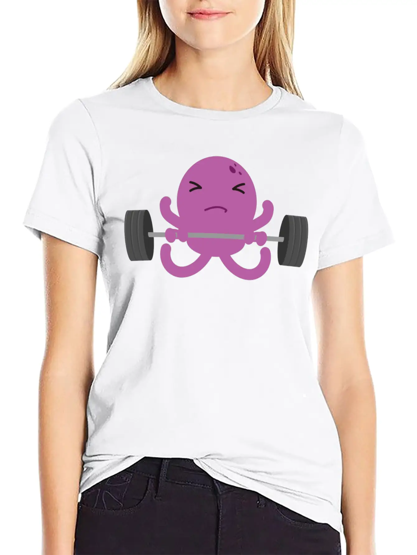 Octopus Breathable Soft Cotton T-Shirt – Timeless Casual Look