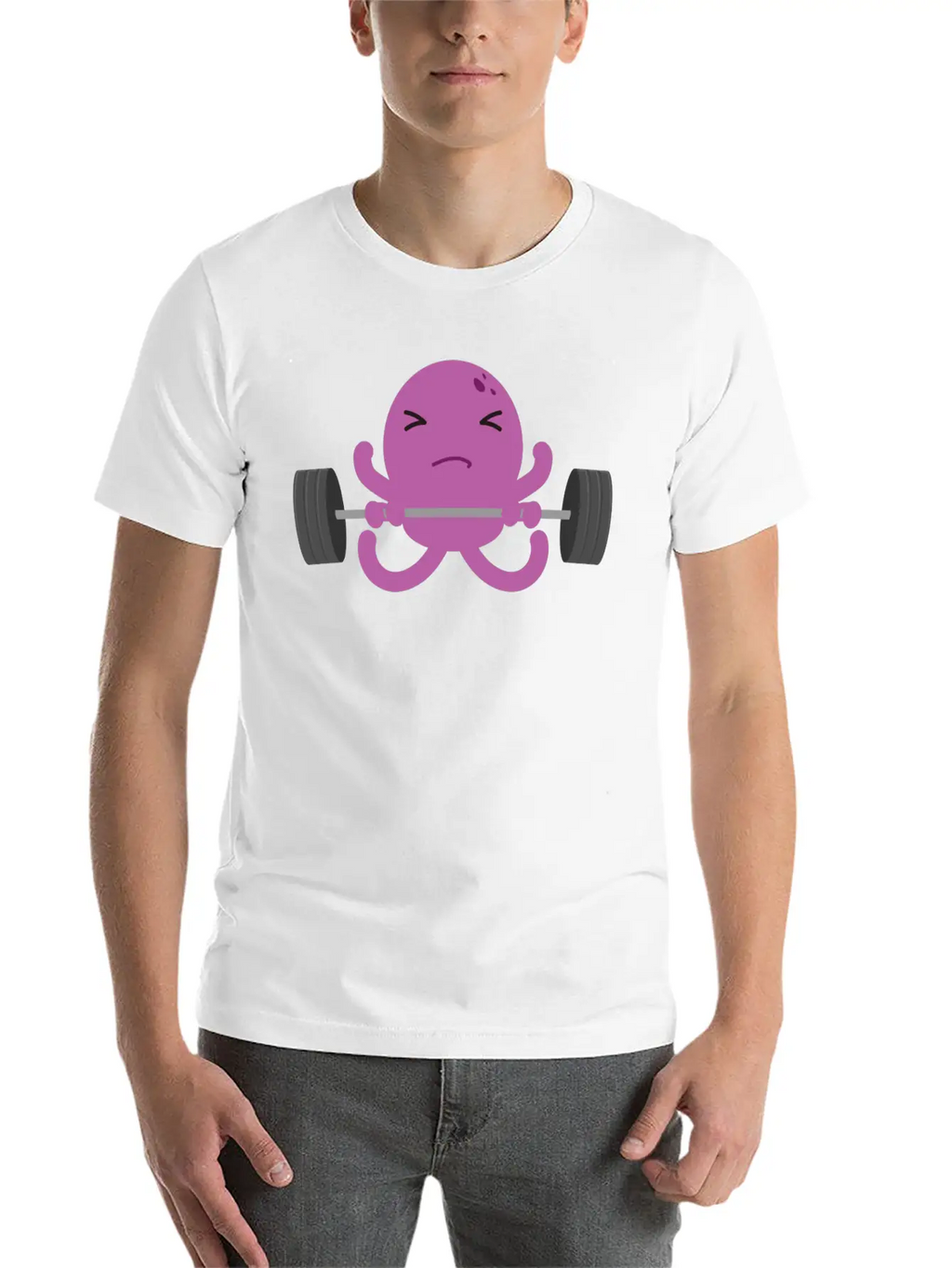 Octopus Breathable Soft Cotton T-Shirt – Timeless Casual Look