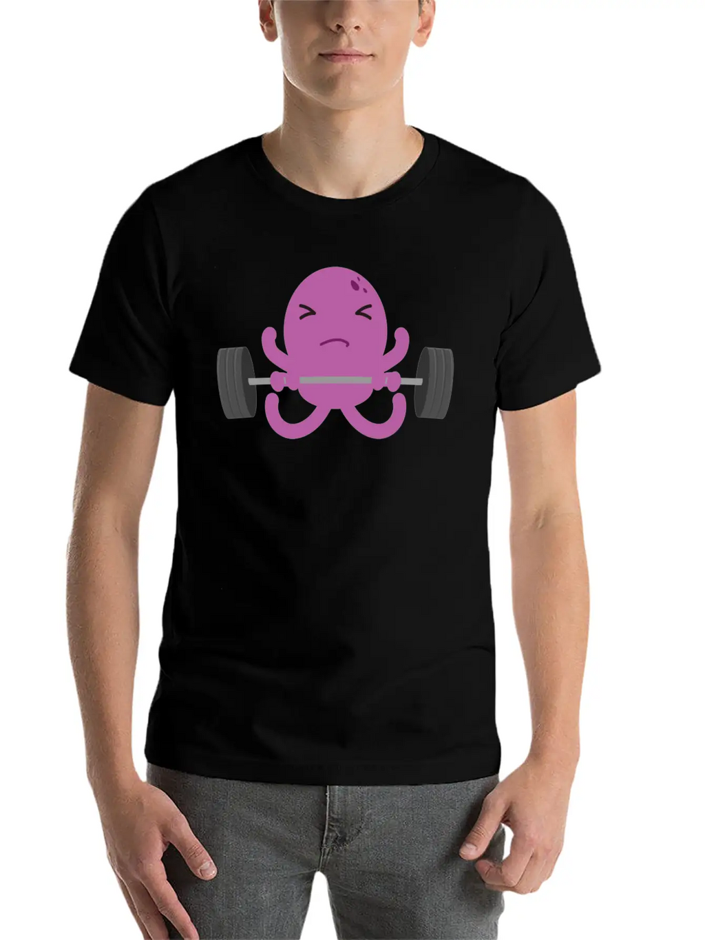 Octopus Breathable Soft Cotton T-Shirt – Timeless Casual Look