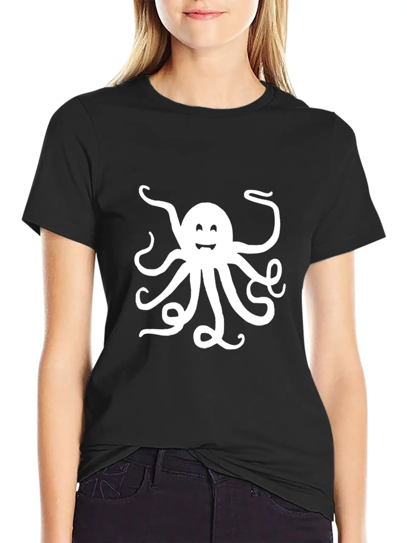 Octopus Tie Dye Festival Raver Funny Groovy Animal Unisex Short Sleeve Soft Cotton T-Shirt – Casual Everyday Wear