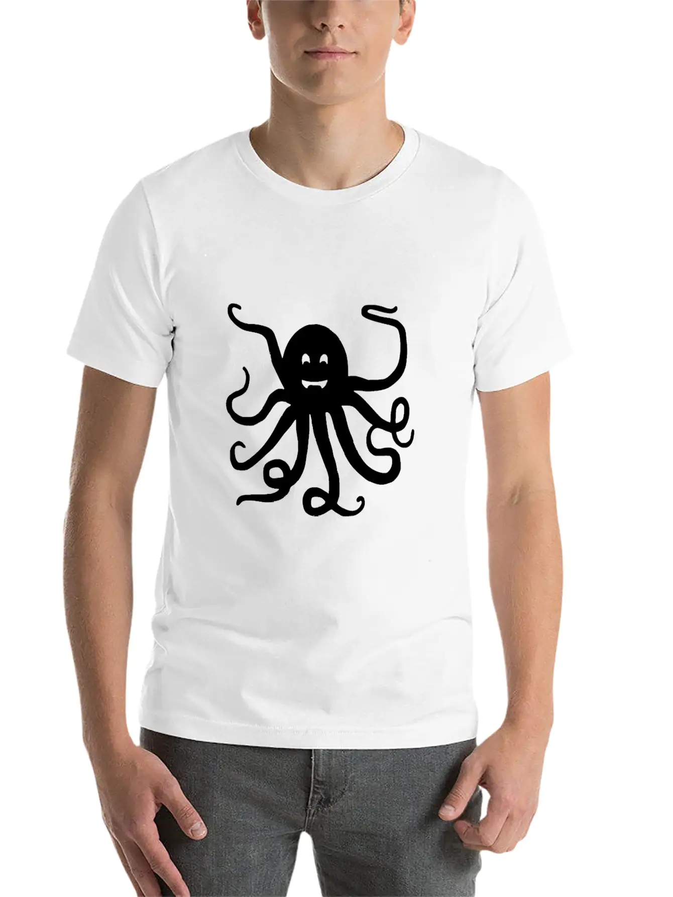 Octopus Tie Dye Festival Raver Funny Groovy Animal Unisex Short Sleeve Soft Cotton T-Shirt – Casual Everyday Wear