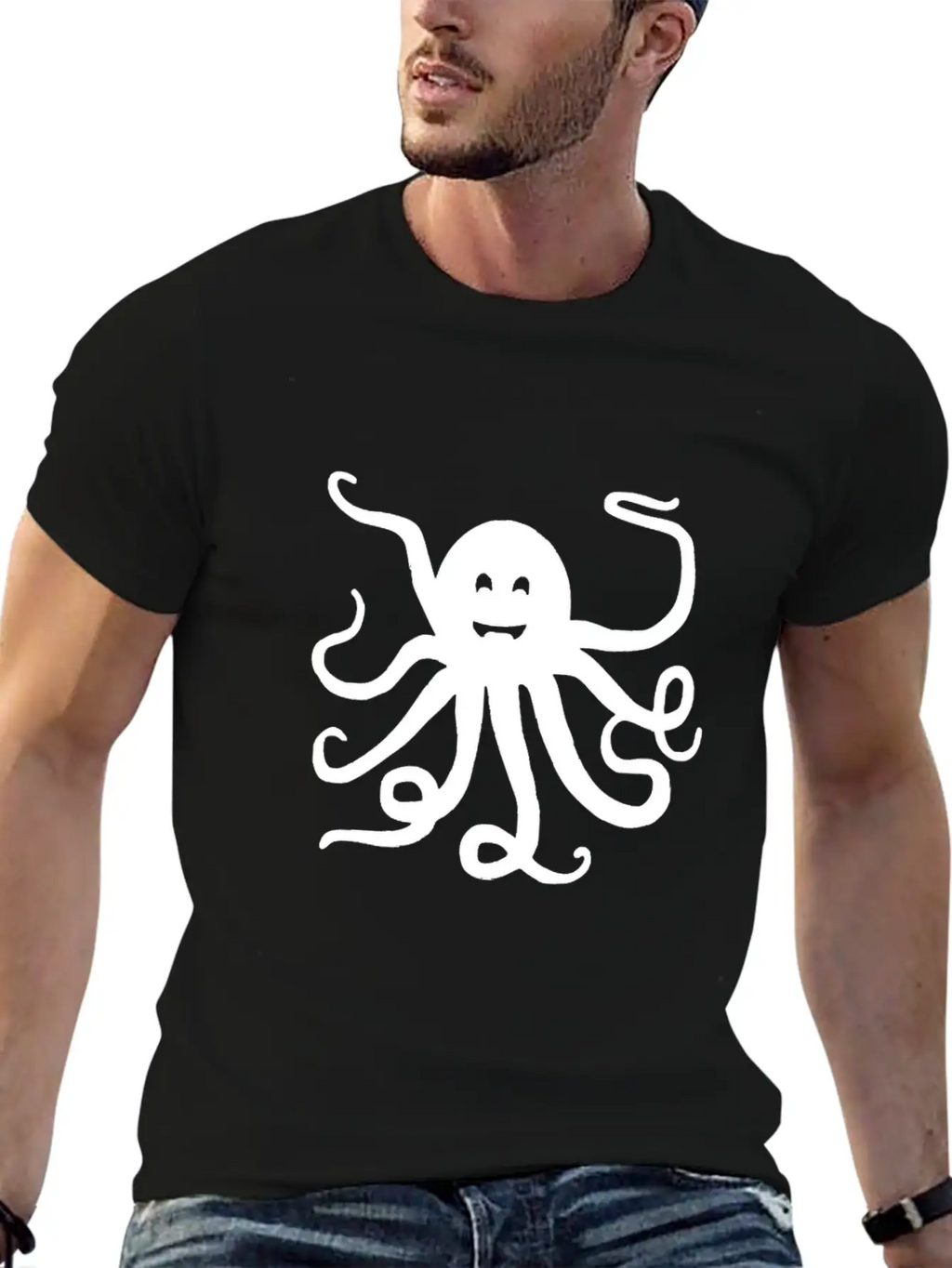 Octopus Tie Dye Festival Raver Funny Groovy Animal Unisex Short Sleeve Soft Cotton T-Shirt – Casual Everyday Wear