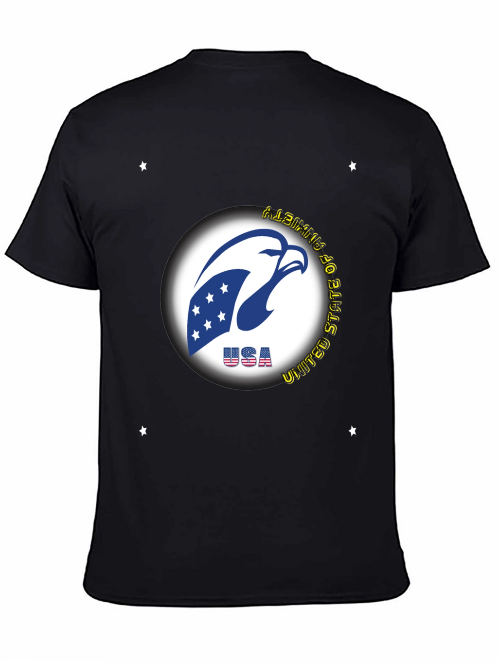 USA Eagle Graphic Tee - Patriotic Style