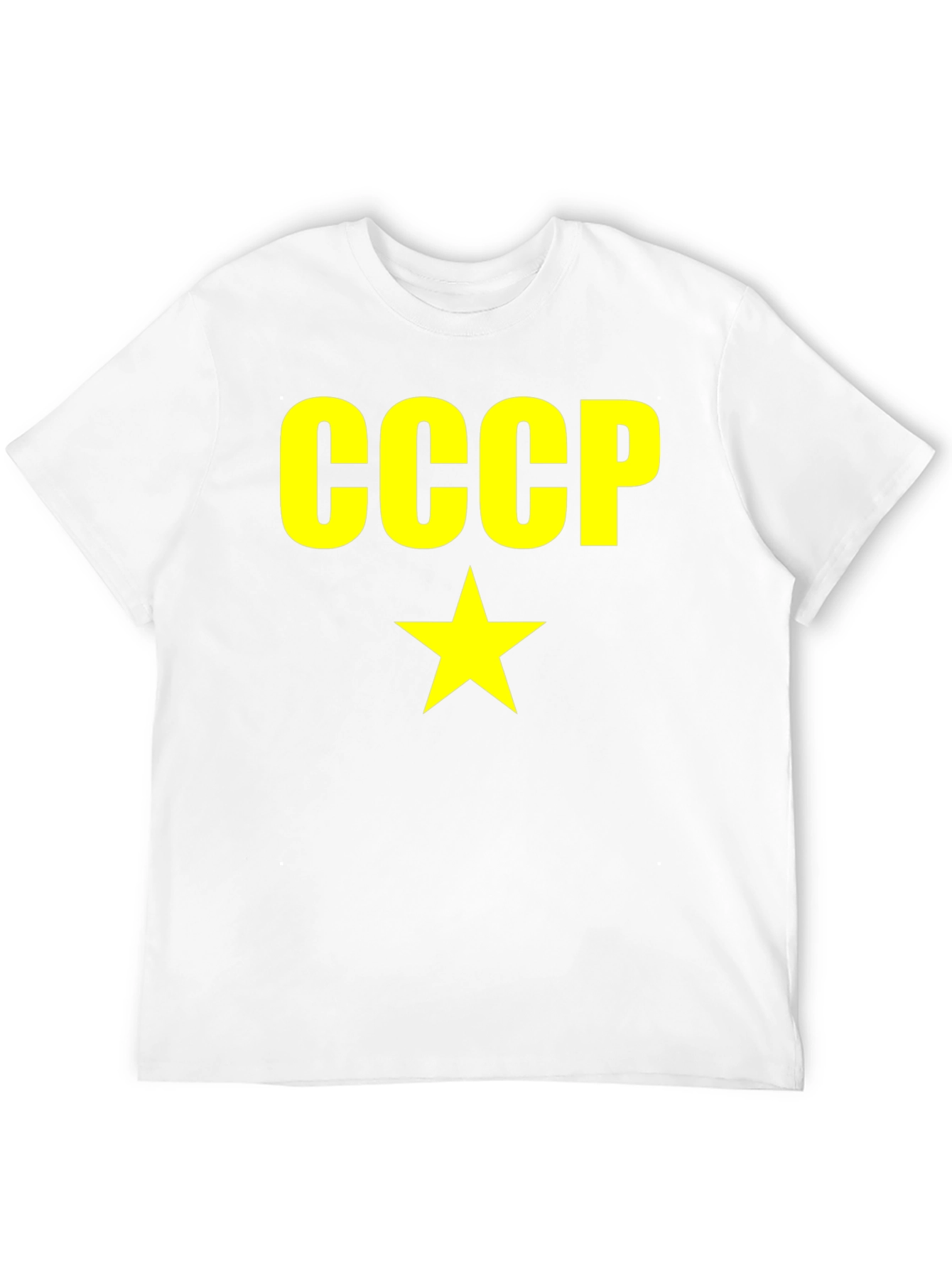 CCCP Soviet Union Star Graphic Black T-Shirt