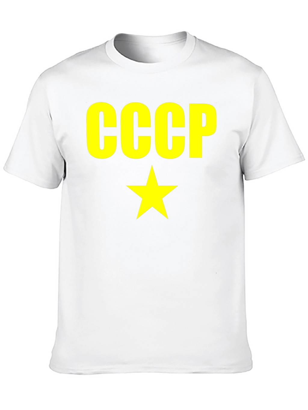CCCP Soviet Union Star Graphic Black T-Shirt