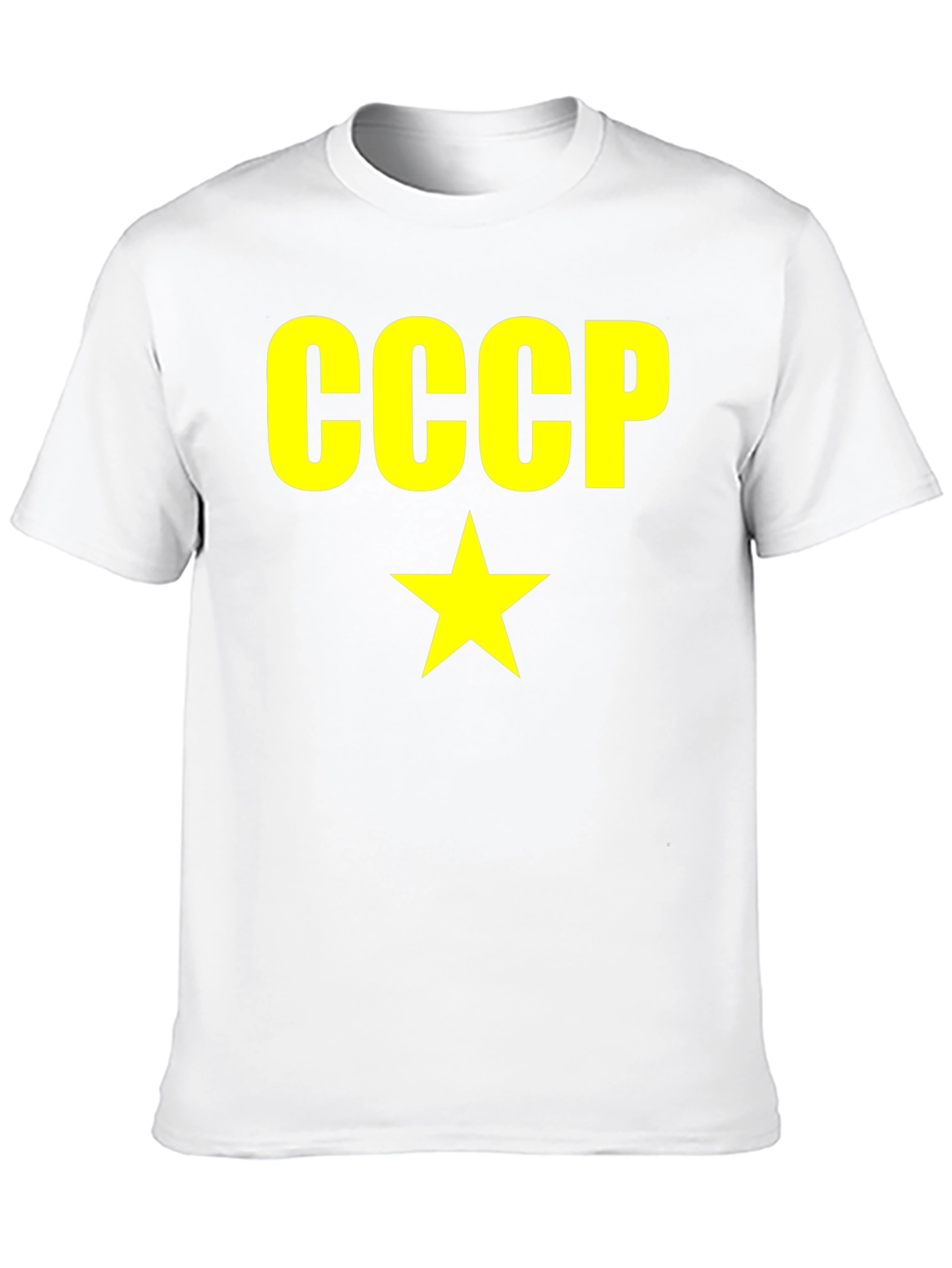 CCCP Soviet Union Star Graphic Black T-Shirt