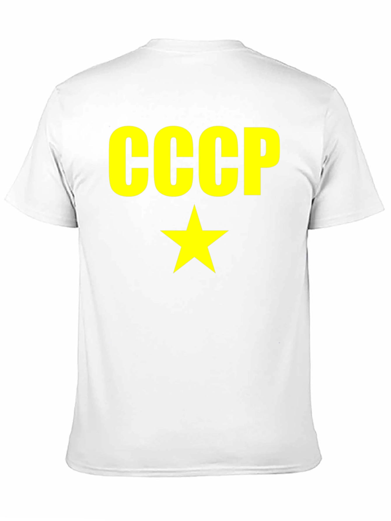 CCCP Soviet Union Star Graphic Black T-Shirt