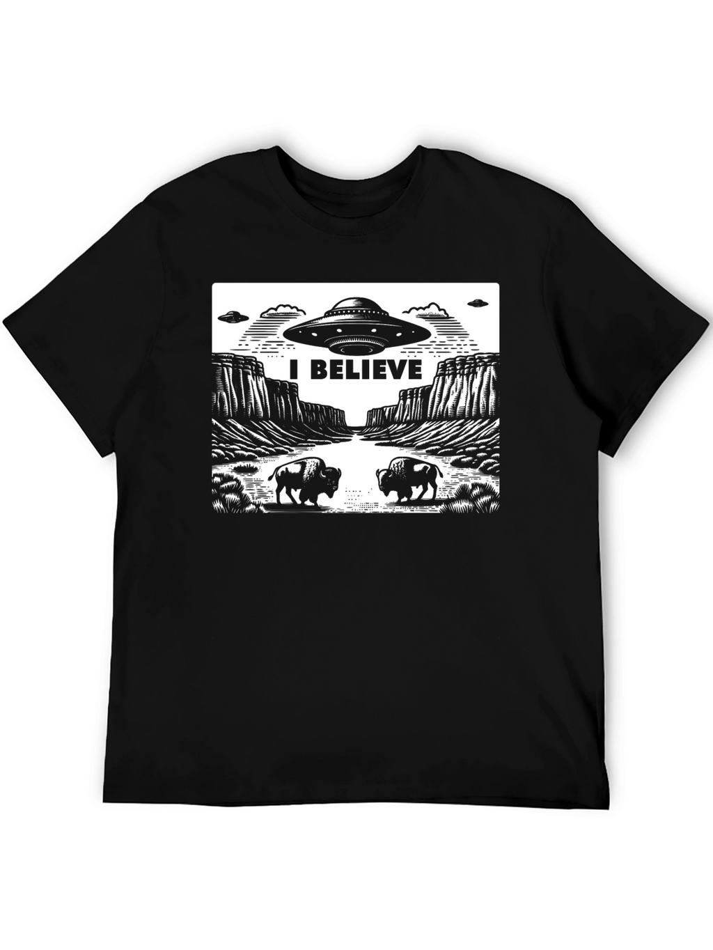 I Believe UFO Graphic T-Shirt