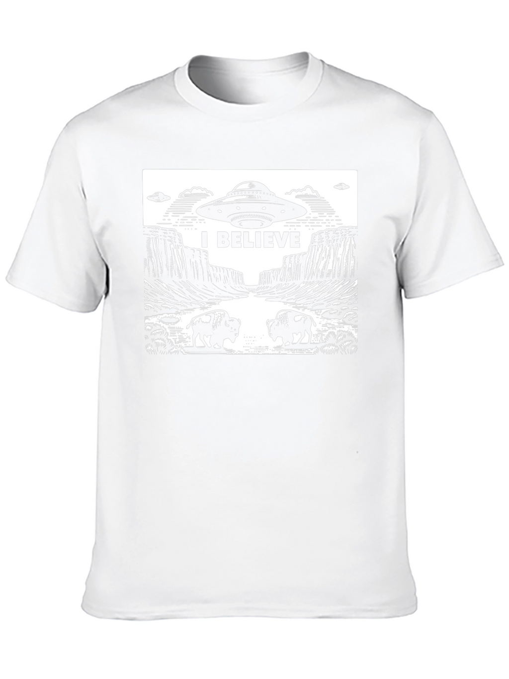 I Believe UFO Graphic T-Shirt