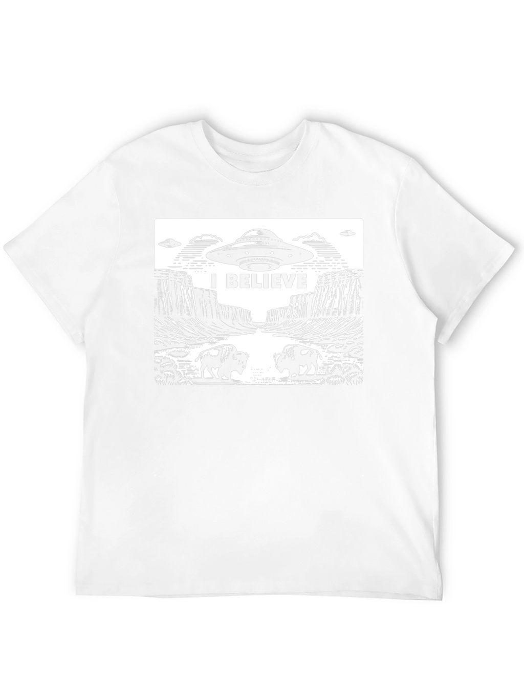 I Believe UFO Graphic T-Shirt