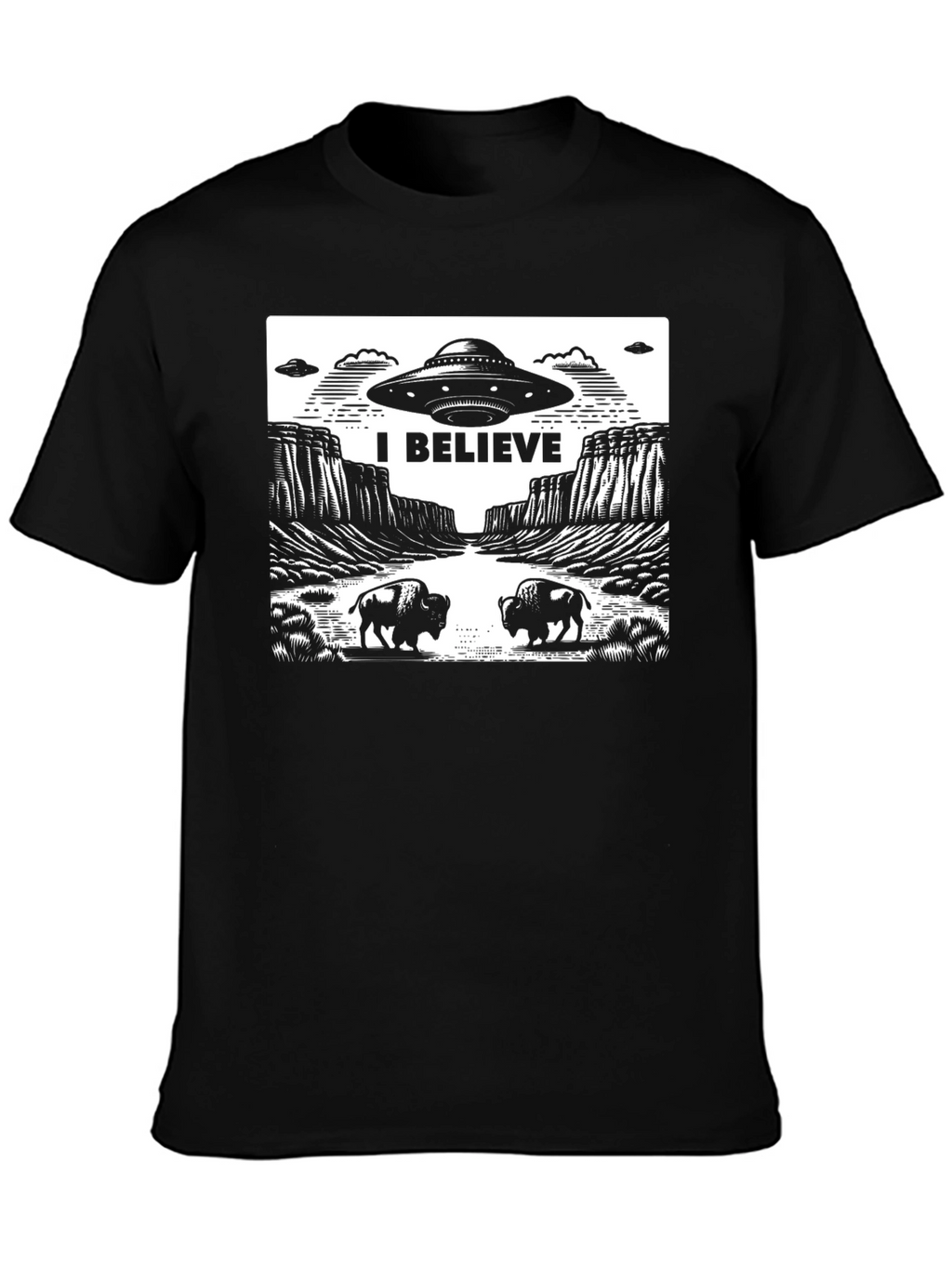 I Believe UFO Graphic T-Shirt