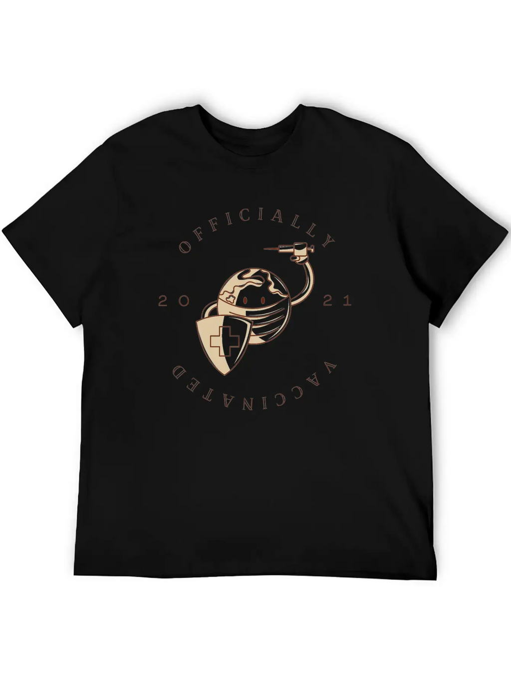 Officially Vaccinated Essential Cotton Tee For Daily Outfits – Unisex Style