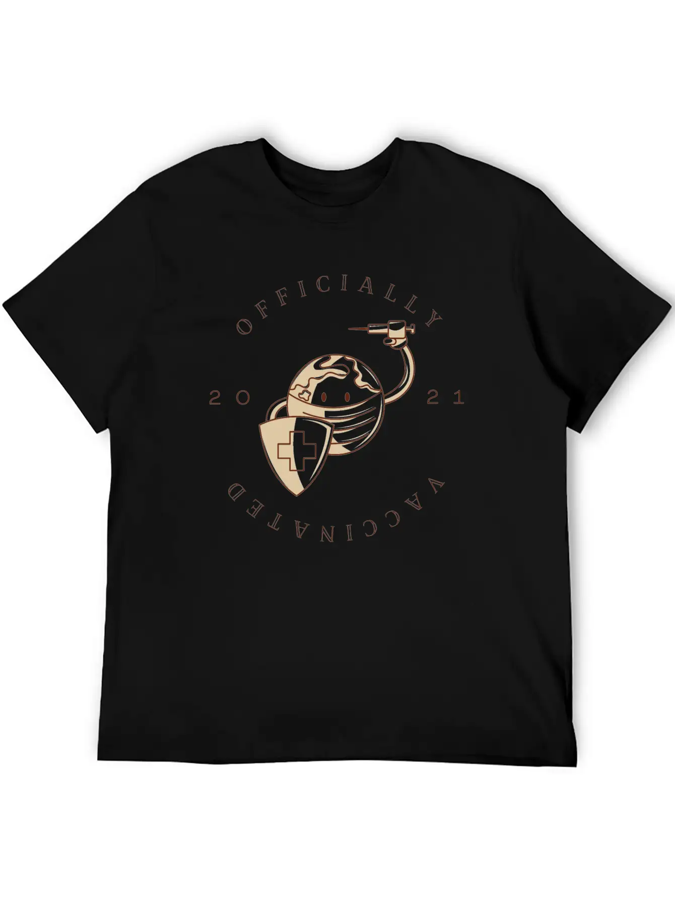Officially Vaccinated Essential Cotton Tee For Daily Outfits – Unisex Style