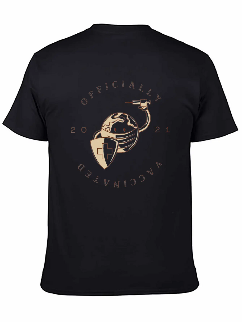 Officially Vaccinated Essential Cotton Tee For Daily Outfits – Unisex Style