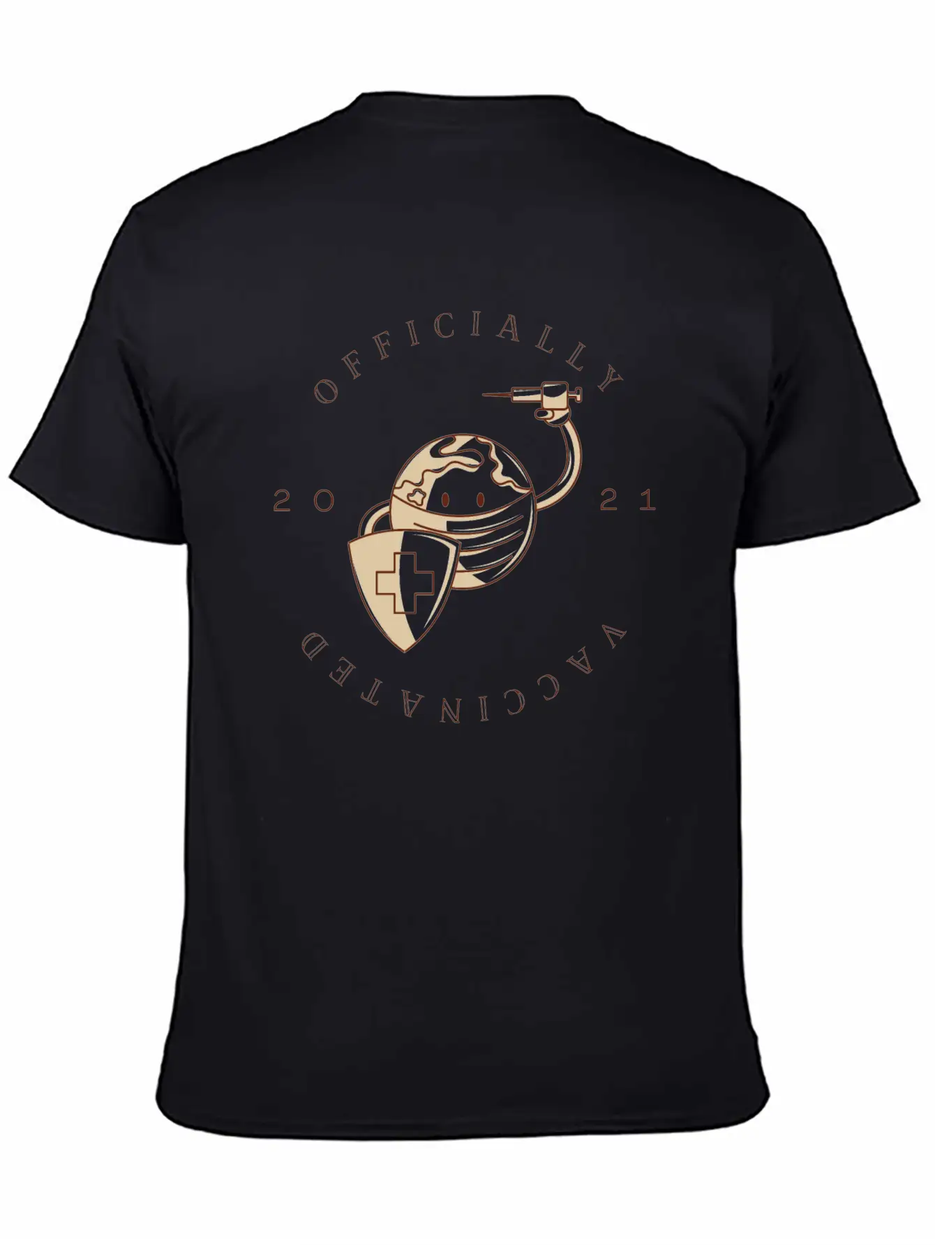 Officially Vaccinated Essential Cotton Tee For Daily Outfits – Unisex Style