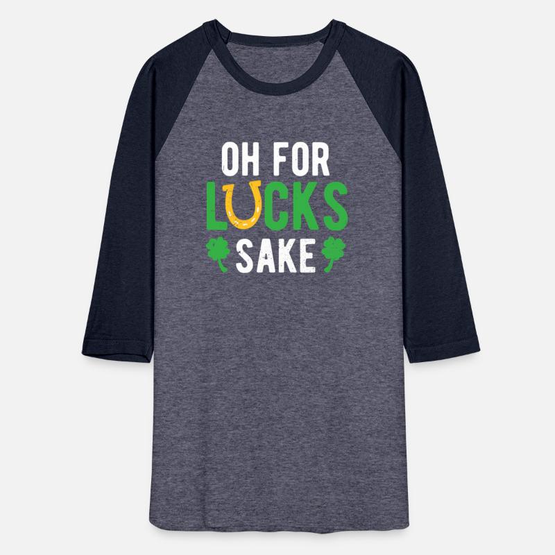 Oh For Lucks Sake Horseshoe Shamrock