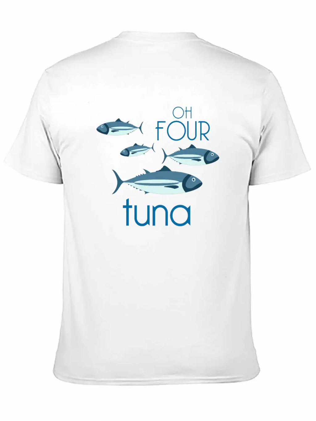 Oh Four Tuna Funny Fishing Classical Music Gift Breathable Soft Cotton T-Shirt – Timeless Casual Look