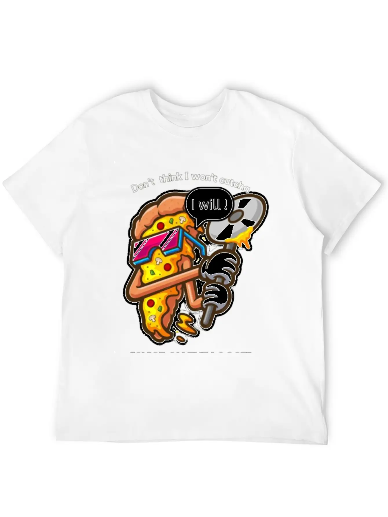 OH-IO Pizza Apparel Essential Cotton Tee For Daily Outfits – Unisex Style