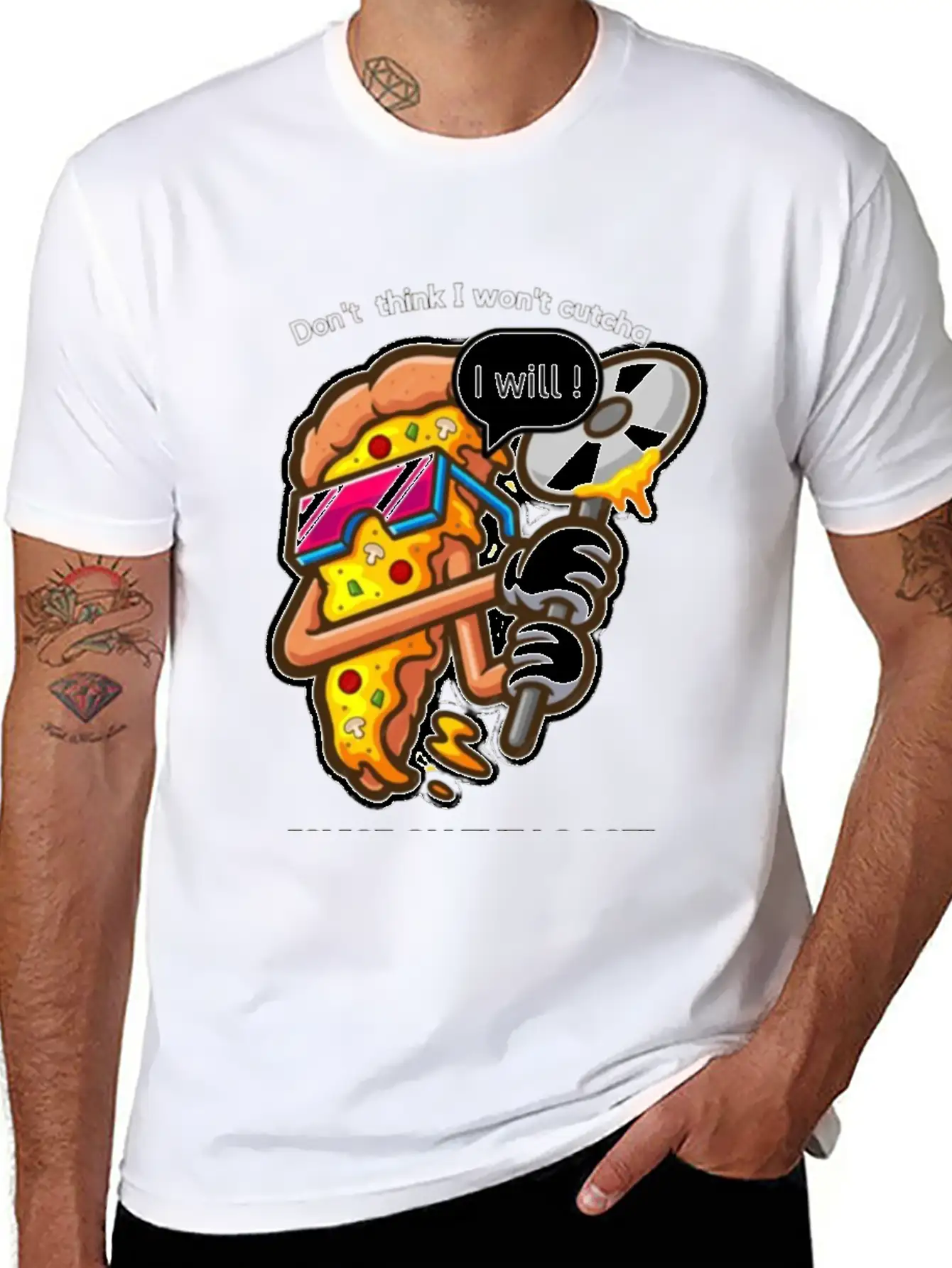 OH-IO Pizza Apparel Essential Cotton Tee For Daily Outfits – Unisex Style